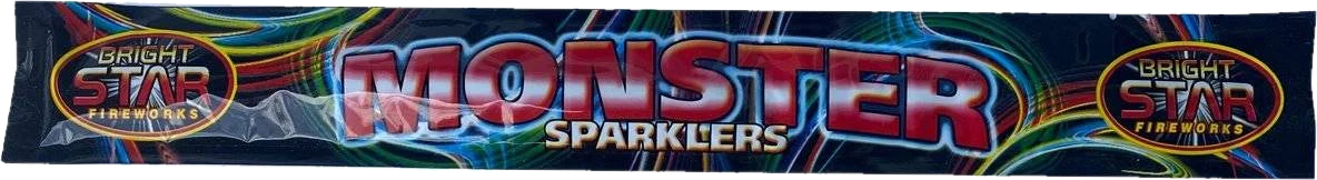 14 inch Monster Sparklers 4-pack by Bright Star