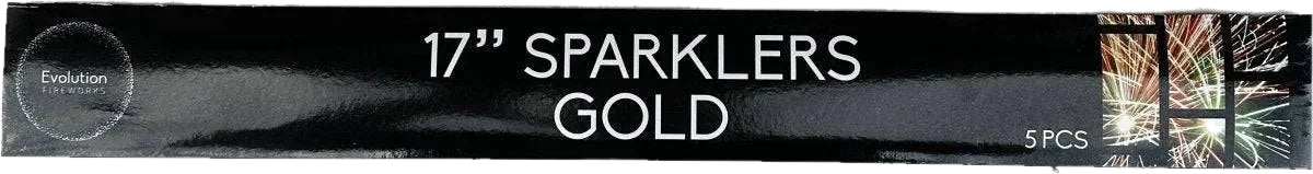 17 inch Gold Sparklers by Evo Fireworks