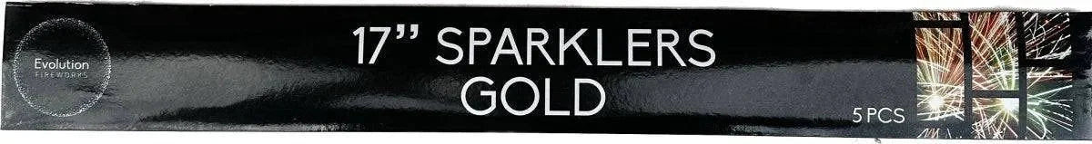 17 inch Gold Sparklers by Evo Fireworks