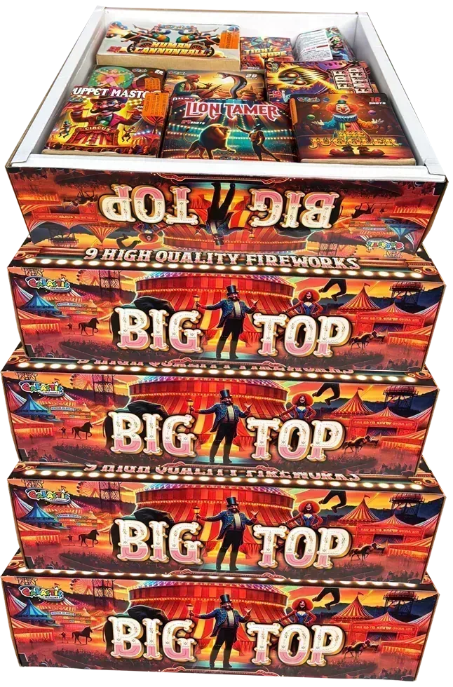 5x Big Top case deal by Galactic Fireworks