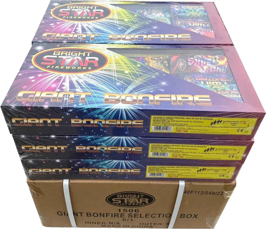 6x Giant Bonfire Box case deal by Bright Star