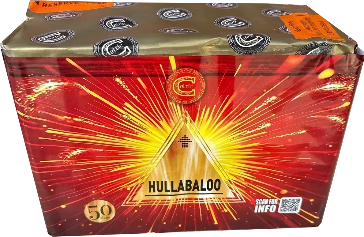 Hullabaloo firework cake by Galactic Fireworks