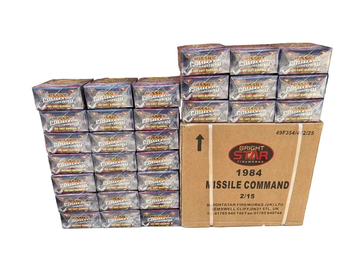 30x Missile Command trade case of F2 cakes by Bright Star