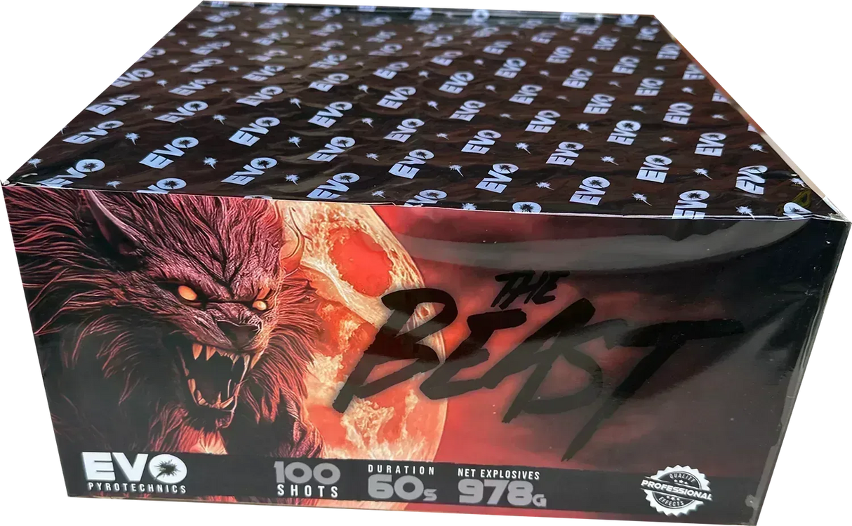 The Beast firework cake by Galactic Fireworks