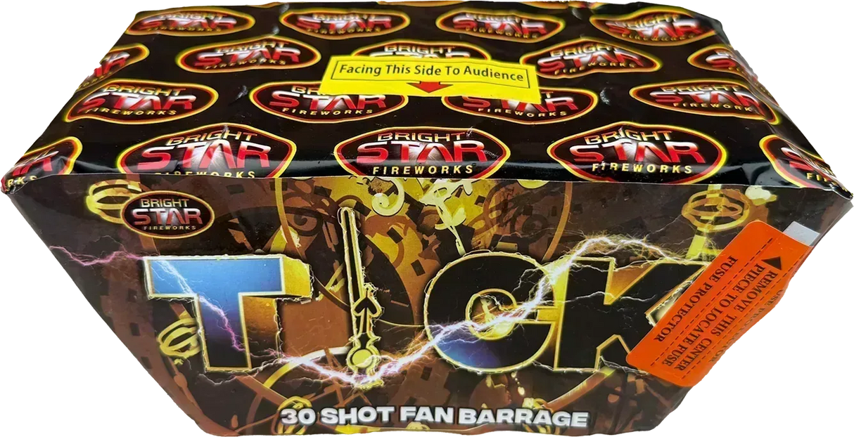 Tick firework cake by Galactic Fireworks