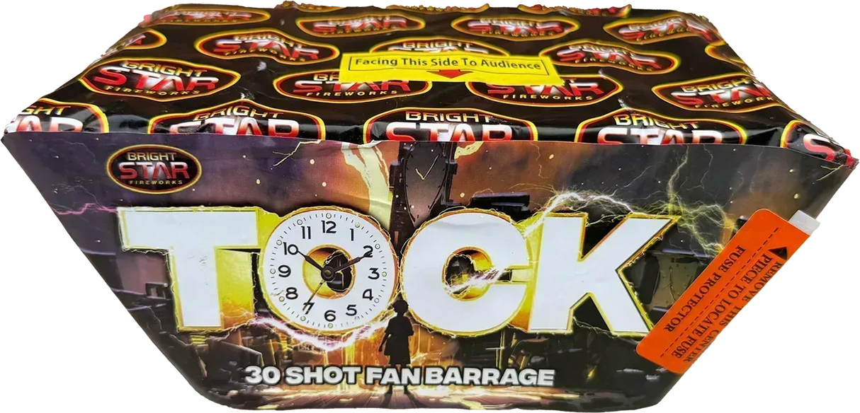 Tock firework cake by Galactic Fireworks