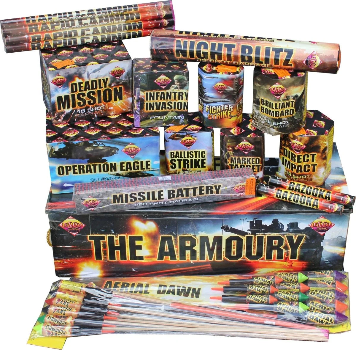 Armoury Crate 34-piece F3 complete display by Bright Star