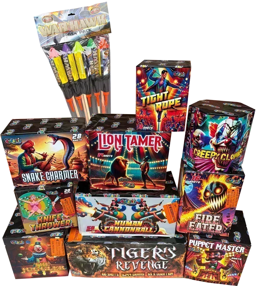 The Big Bang Bundle firework pack by Galactic Fireworks