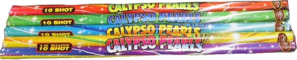 Calypso Pearls 4-pack F2 roman candles by Bright Star