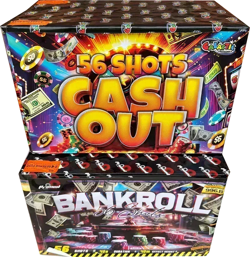 Cash Out & Bankroll firework bundle by Mixed