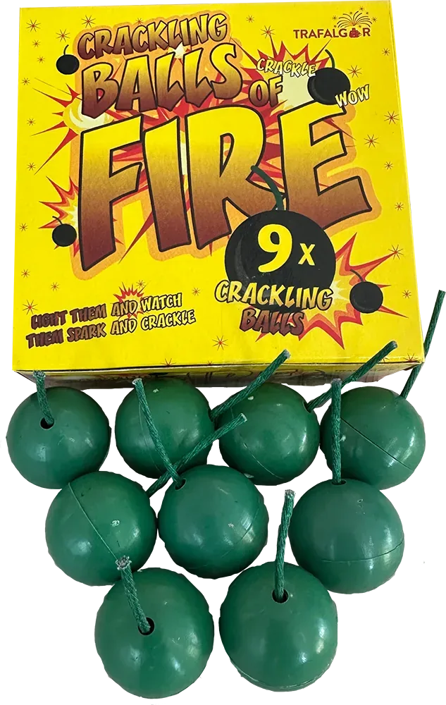 Crackling Balls Of Fire firework by Misc