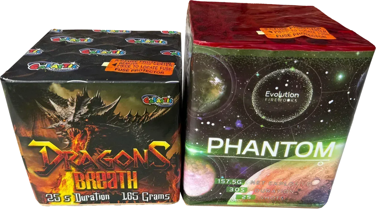 Dragon's Breath & Phantom firework bundle by Mixed