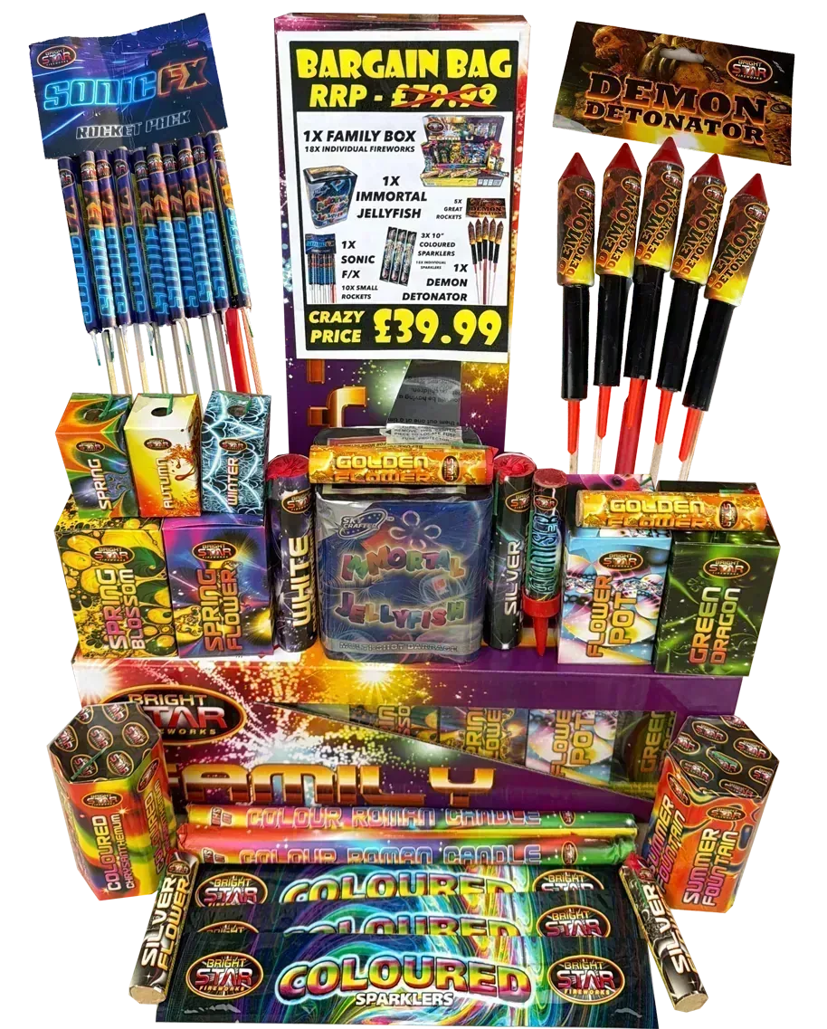 Family Bargain Bag firework by Galactic Fireworks