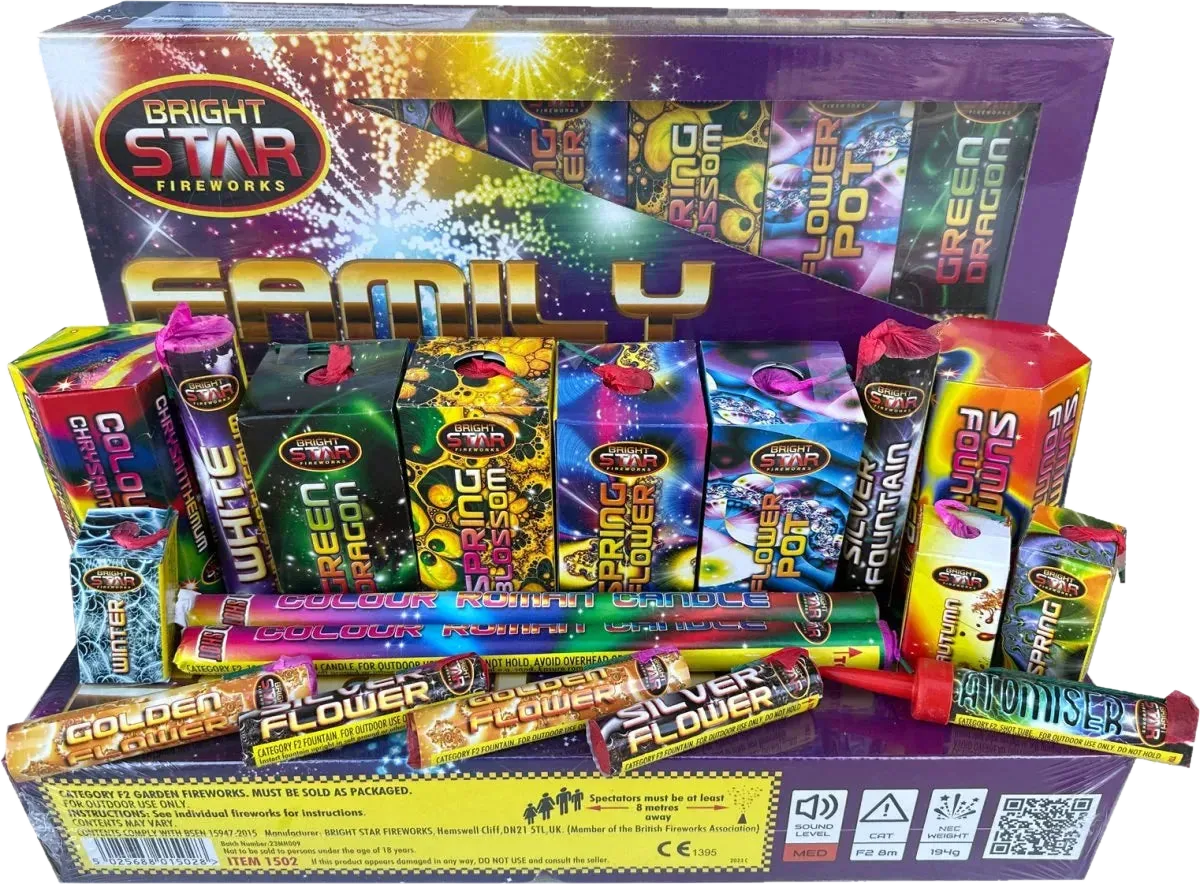 Family Box 18-piece low-noise F2 selection box by Bright Star