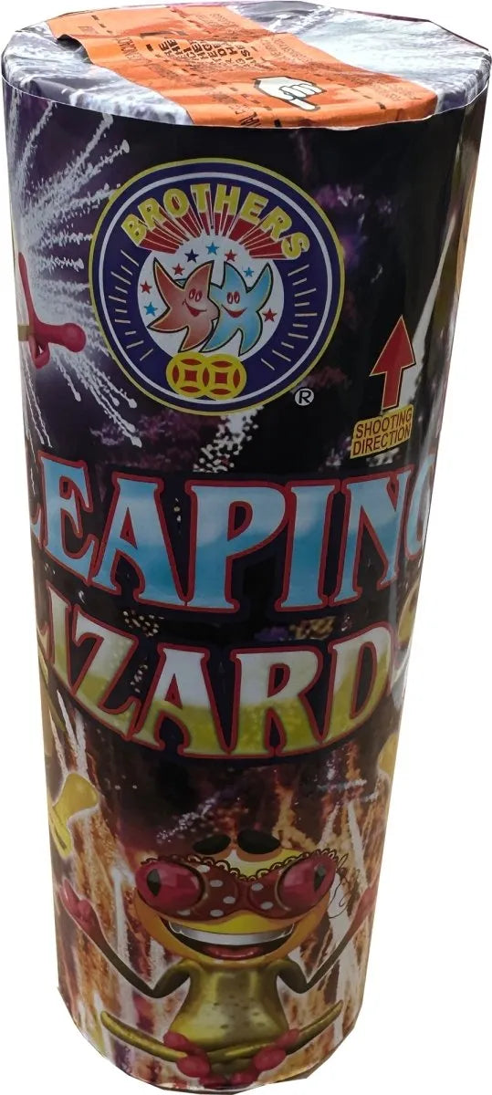 Leaping Lizards firework fountain by Brothers Pyrotechnics.