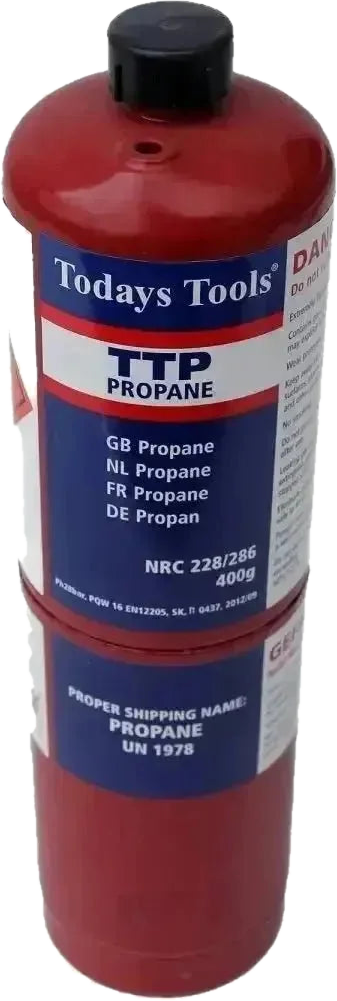 Propane gas cylinder refill for firework firing torches