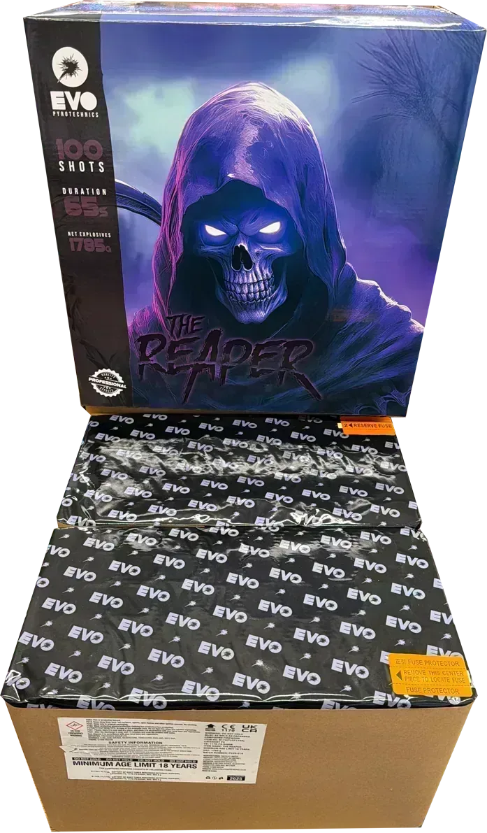 The Reaper compound firework barrage by Galactic Fireworks