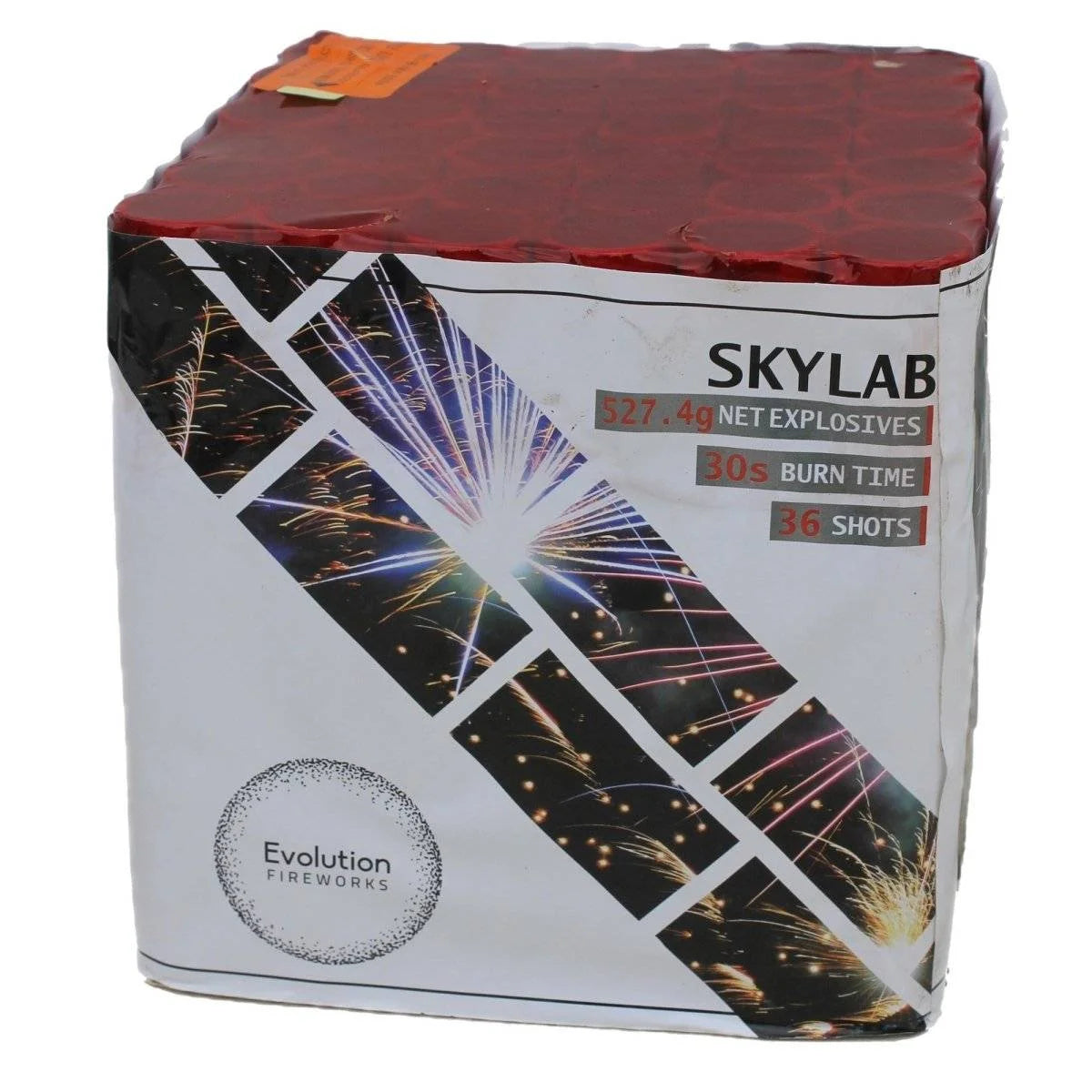 Skylab 36-shot low-noise F3 cake firework by Evo Fireworks