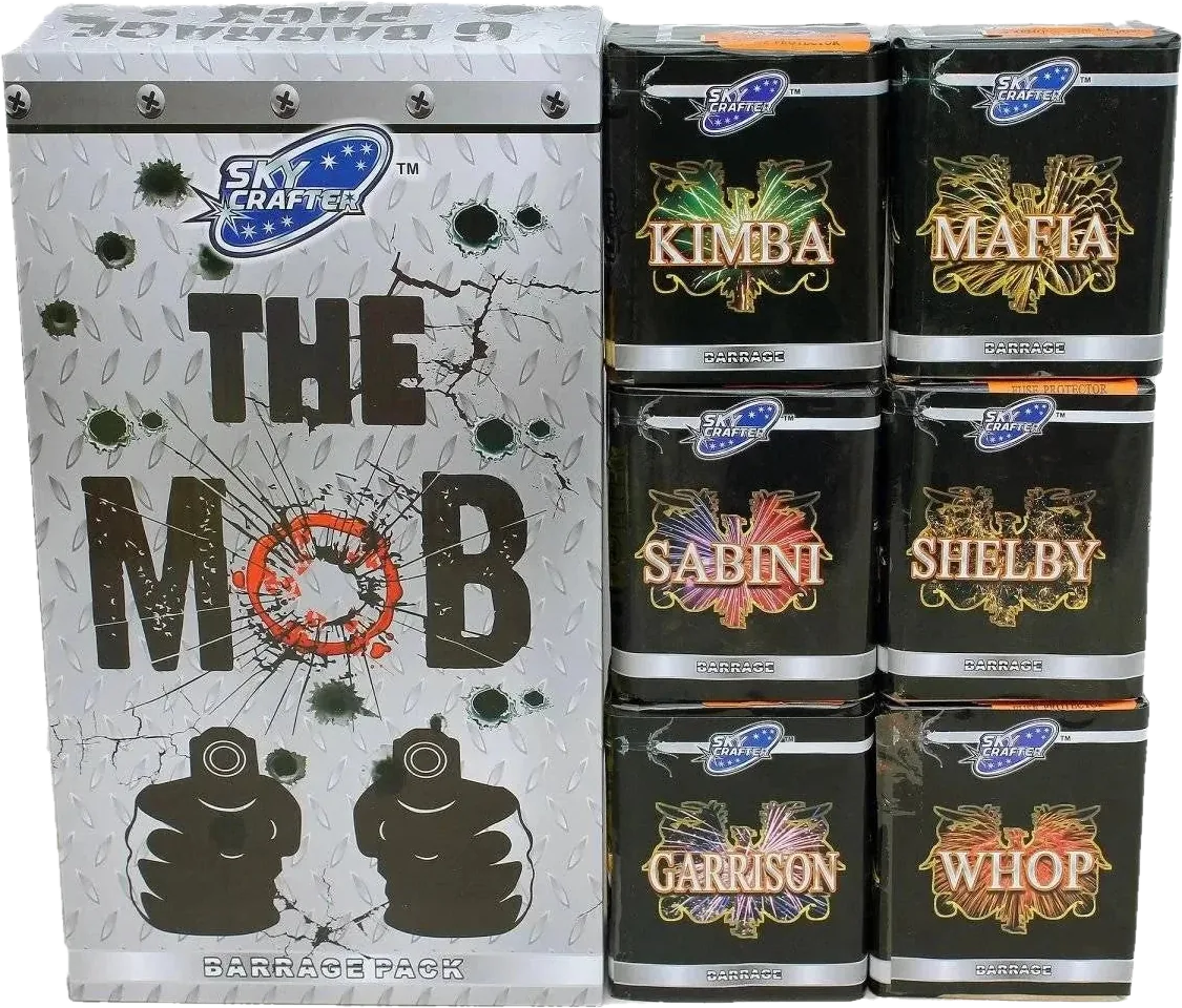 The Mob Box 6-cake F2 cake pack firework by Sky Crafter
