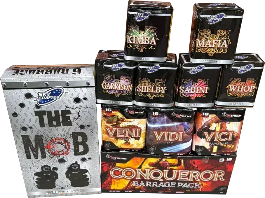 The Lock Stock Pack firework pack by Galactic Fireworks