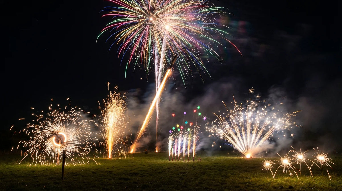 Fireworks Examples 8 Types of Fireworks UK 2026 | Galactic Fireworks