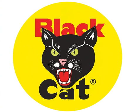 Black Cat Fireworks Logo