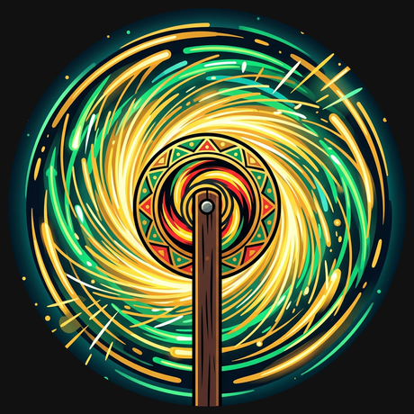 Catherine wheel fireworks for fences and posts