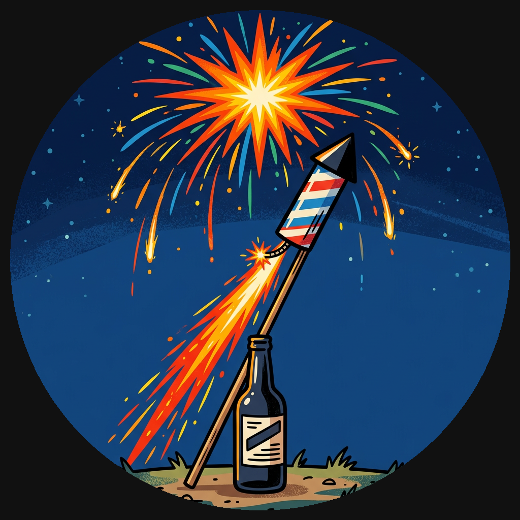 Strobe Rocket Fireworks | Sky Rockets | Galactic Fireworks