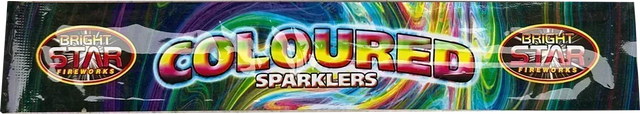 10 inch coloured sparklers pack of 5 by Bright Star