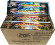 300x 10" Coloured Sparklers case deal by Bright Star