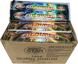 300x 10" Coloured Sparklers case deal by Bright Star