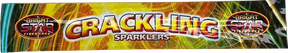 10 inch crackling sparklers pack of 5 by Bright Star - fizzing sparklers for parties