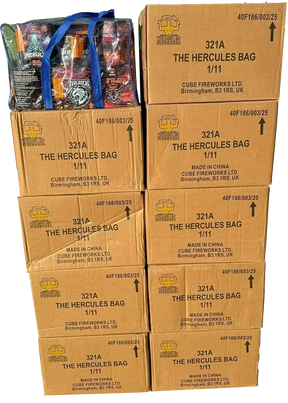 10x Hercules Bag case deal by Cube Fireworks