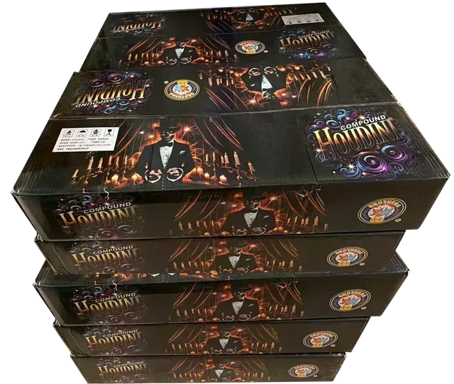 10x Houdini compound firework barrage multipack by Galactic Fireworks