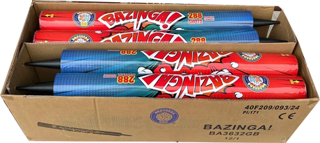 8x Bazinga case deal by Brothers Pyrotechnics