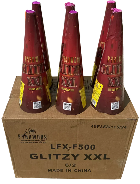 12x Glitzy XXL case deal by Pyroworx
