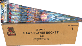 12x Hawk Slayer full case of F3 rocket packs by Black Panther