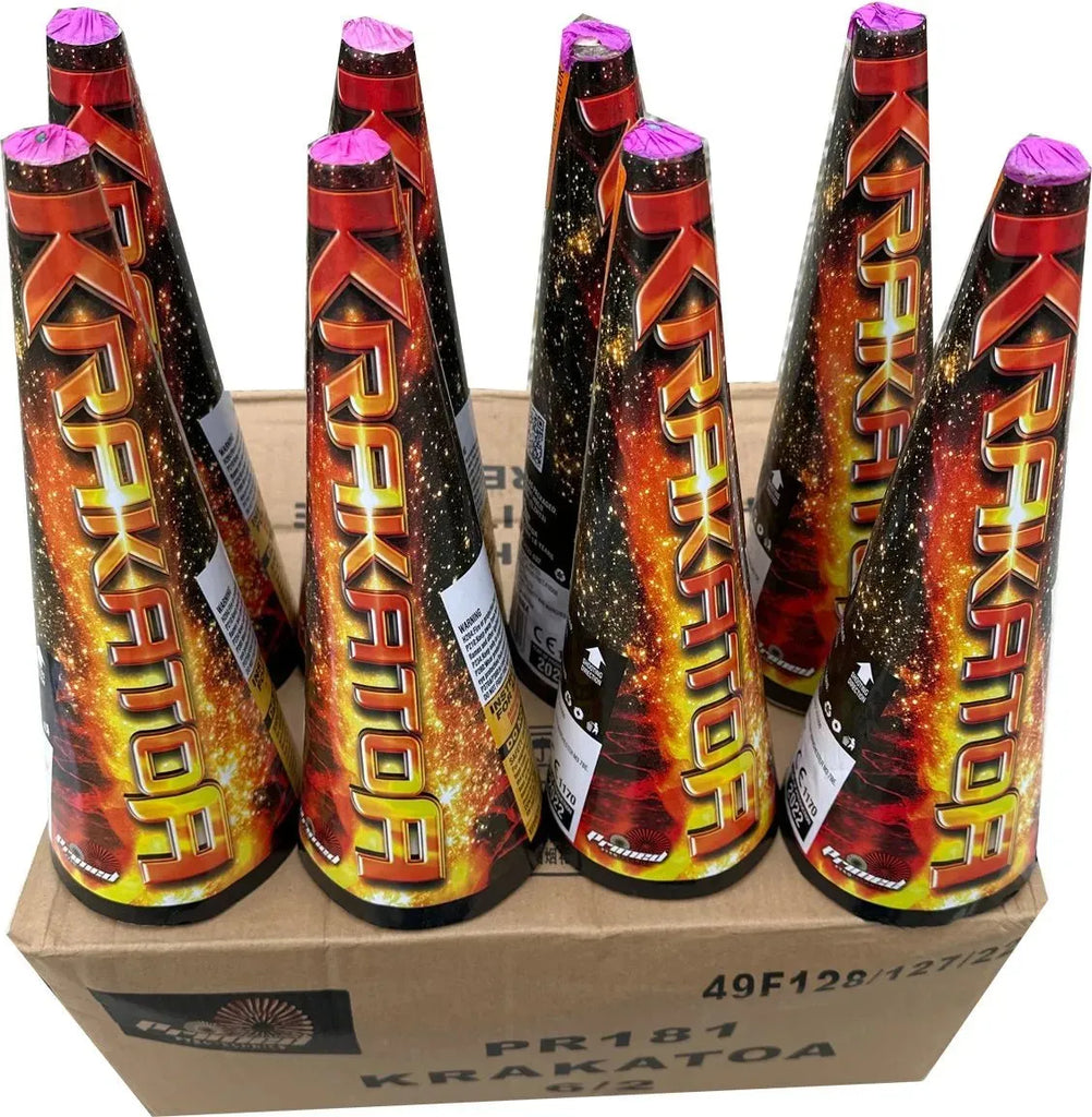 12x Krakatoa by Primed Pyrotechnics