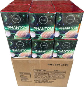 12x Phantom 25-shot cake case, Evo Fireworks, 1.4G F2