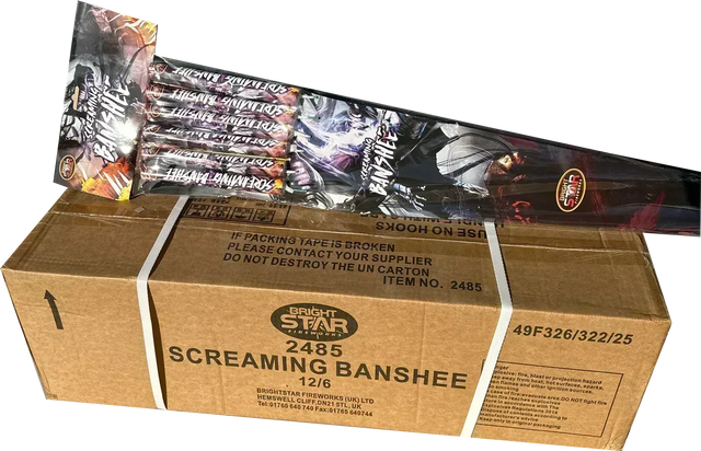 12x Screaming Banshee Rocket case deal by Bright Star