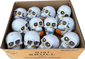 12x Skull fountain firework by Gemstone