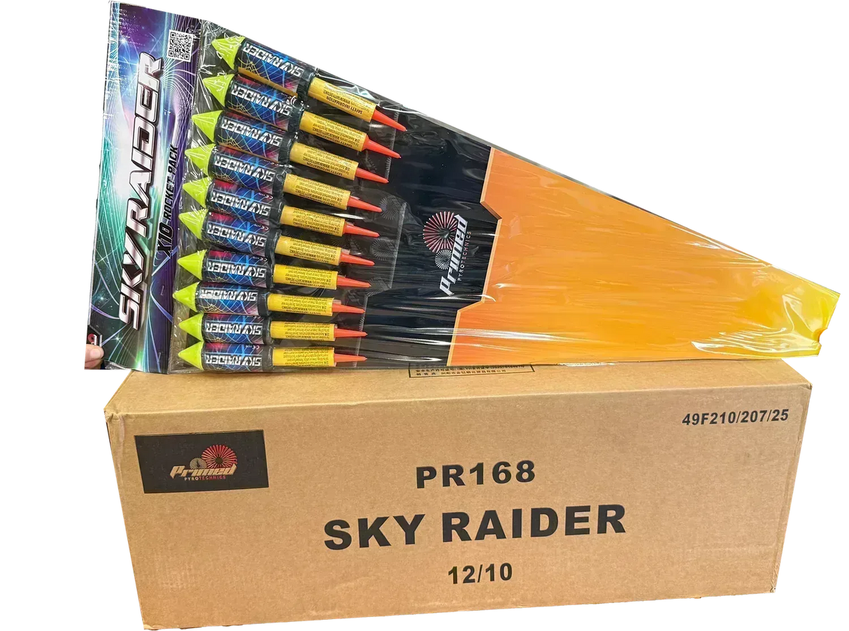 12x Sky Raider case deal by Primed Pyrotechnics