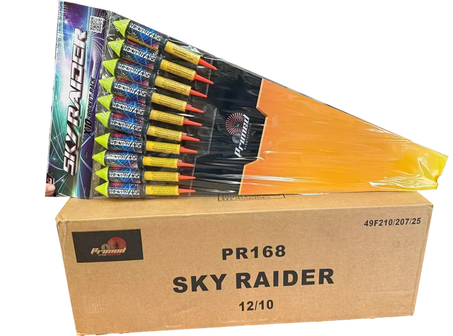 12x Sky Raider case deal by Primed Pyrotechnics