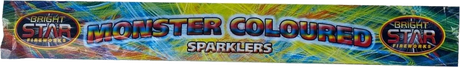 14 inch Monster Coloured Sparklers 4-pack by Bright Star