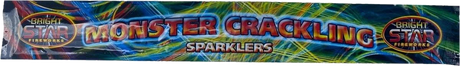 14 inch Monster Crackling Sparklers 4-pack by Bright Star