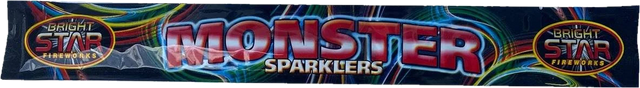 14 inch Monster Sparklers 4-pack by Bright Star