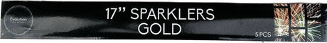 17" Gold Sparklers firework by Evolution Fireworks