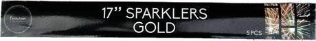 17 inch Gold Sparklers by Evo Fireworks