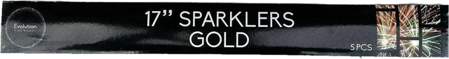 17 inch Gold Sparklers by Evo Fireworks
