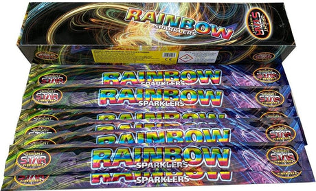 18" Rainbow Sparklers firework by Bright Star
